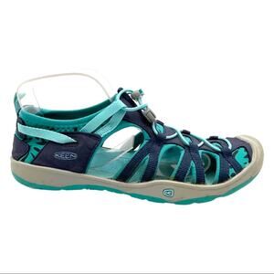 Keen Aqua Navy Hiking Sandals 1016351 Moxie Dress Blues 5 US     ------9872/MJRA
